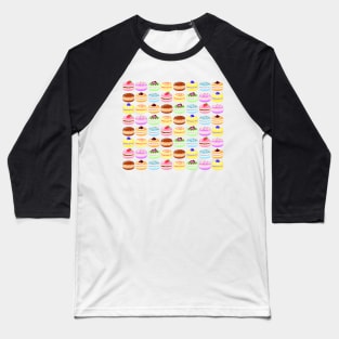 Colorful Macarons Baseball T-Shirt